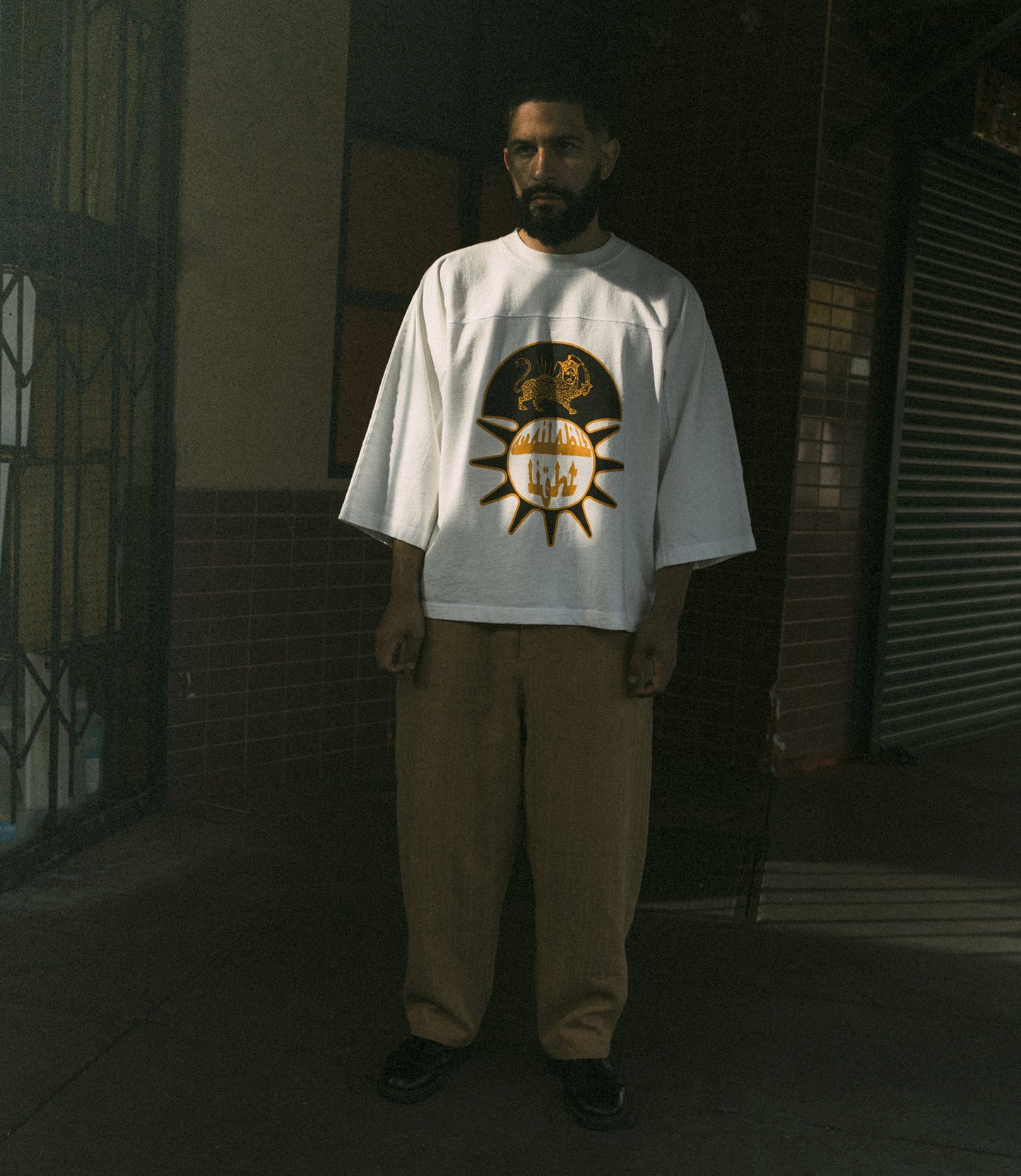 NOOR JERSEY TOP - OFF WHITE